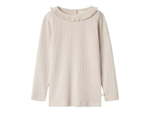 Lil Atelier gray morn flæse top